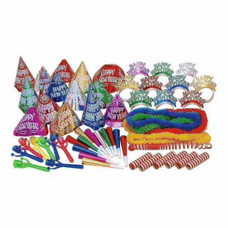 HOFFMASTER Assorted New Year's Multicolor Party Kit K10000